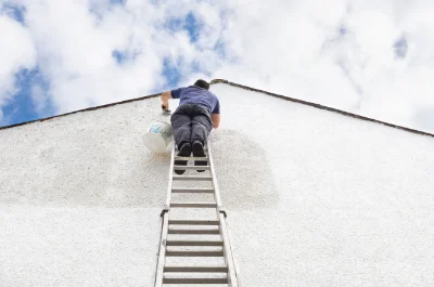 Peinture extérieure à Aveizieux — façades et ravalement
